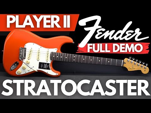 Fender PLAYER II Stratocaster ROSEWOOD FULL DEMO