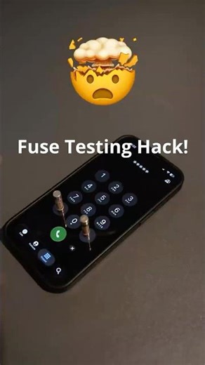 How to test a fuse with just your phone.