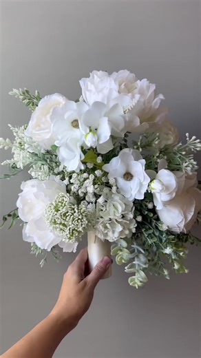How to Arrange a Faux Floral Bridal Bouquet
