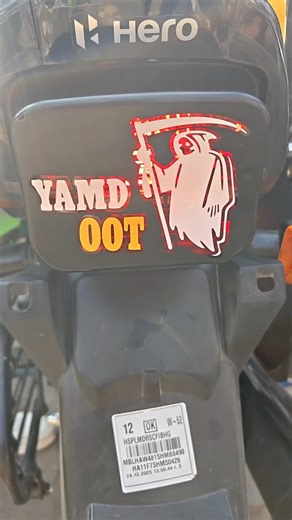 break light sticker for splendor 😱💀 #splendormodified #splendor #shortsfeed