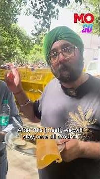 CJP Protest At Delhi's Jantar Mantra Over Exam Papers Leak: Food Beside Jantar Mantar Protest Site