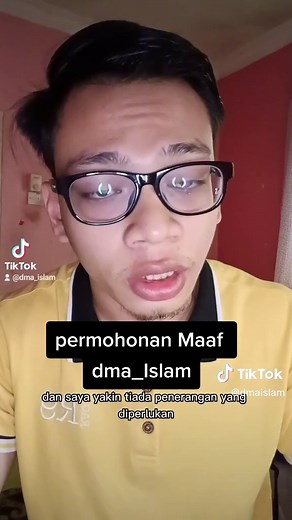 Permohonan Maaf oleh dma_islam: Penjelasan dan Janji