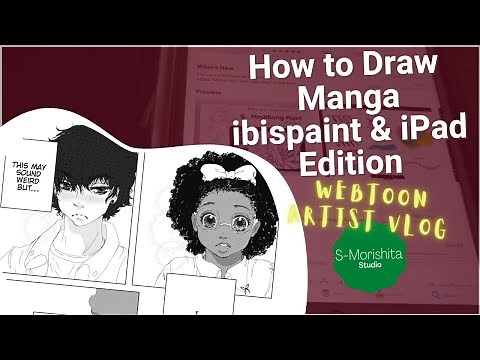 How to Draw Manga for Beginners on ibispaint || FREE Digital Art ipad Software