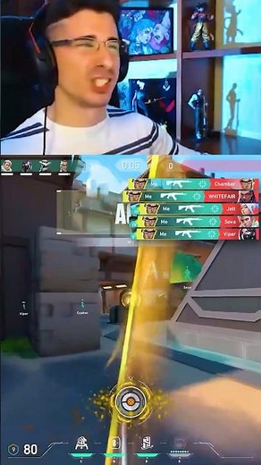 "You NEVER play VANDAL" 💥 valorant live streamer gameplays highlights ace clips aim 2024