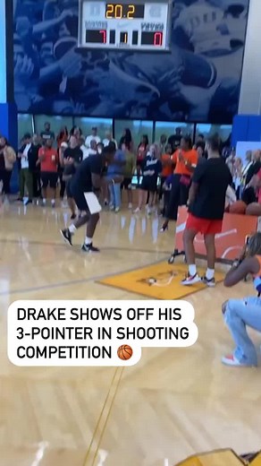 8.6K views · 50 reactions | #Drake flexes his 3-point shot in shooting competition at #Nike’s headquarters  Video: @scavy_var | HotNewHipHop.com | Facebook