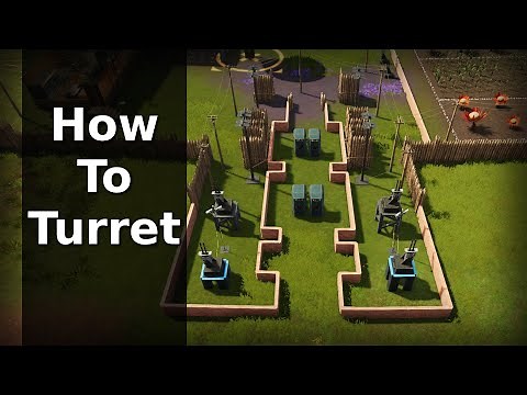 Stranded: Alien Dawn | How To Set Up A Good Turret Defense (v 0.10.221010)