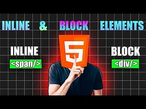 Inline & Block Elements in HTML | Inline vs Block Elements | HTML Tutorial For Beginners