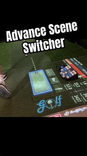 Advanced Scene Switcher | Auto toggle source visibility #simgolf #golf #OBS #streaming