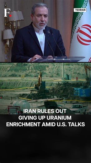 #FPReels: Iran Says "U.S. Military Deployment Doesn't Scare Us", Rules Out Giving Up Uranium Enrichment Iran has firmly ruled out giving up uranium enrichment, even as talks with the United States continue over its nuclear program. Iranian Foreign Minister Abbas Araghchi said the recent U.S. military deployment in the region does not scare Tehran. The Iranian foreign minister also cast doubt on Washington’s seriousness in pursuing meaningful negotiations. The Iranian foreign minister's remarks c