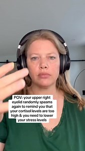 295 reactions · 26 shares | When your upper eyelid randomly spasms it usually means your cortisol levels are too high! ‍ comment ‘CORTISOL’ and I’ll send you my free guide to naturally reduce cortisol. Follow for more natural healing tips #cortisol #cortisolimbalance #highcortisol #naturalhealing #highstress | Dr. Annette Landman, PhD, Board Certified Natural Medicine Practitioner | Facebook
