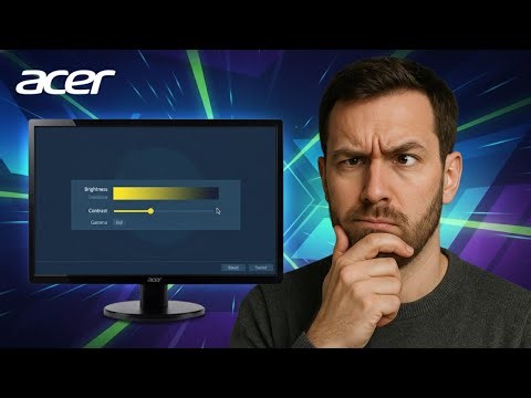 Anleitung: Helligkeit am Acer-Monitor einstellen