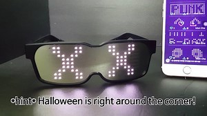 Feeling creative? Customize your CHEMION Glasses with animations created by YOU! Might even be the perfect Halloween prop for your costume! #CHEMION #CREATIVE #LED #HalloweenProps Buy now! https://amzn.com/B01B41PHJM http://www.chemi-on.com/ | Chemion