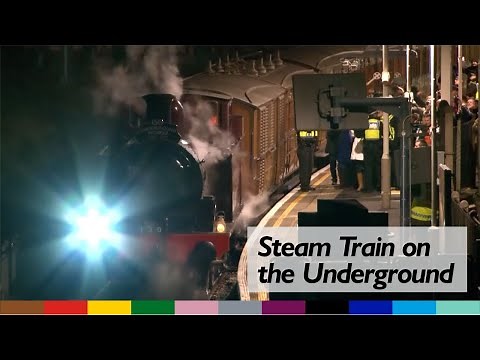 Met 1 Steam Train on the Underground