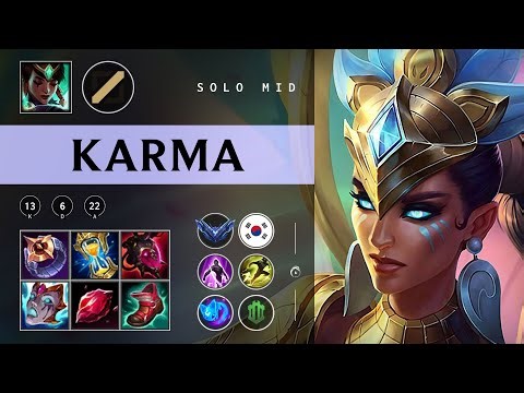Karma Mid vs Zed - KR Diamond Patch 25.24