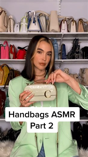 Handbags ASMR Part 2 - Fashionable Handbag Sounds
