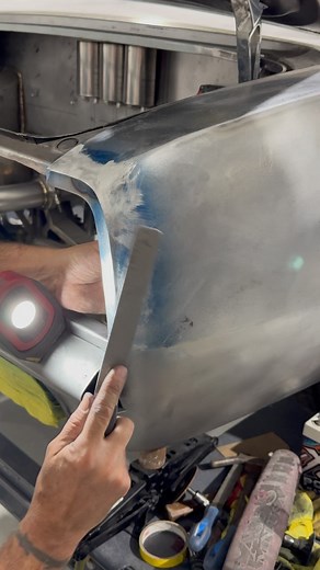 8.1K views · 24 reactions | Working on the passenger side of the #widebody Camaro’s rear end. Flattening out the top of the quarter, fading out the body line, straightening up the rear face, and dialing in the lines on the rear. #gapindustries #custom #camaro #fabrication #protouring #protouringcamaro #instareels #goodguys #sema #details #hotrod #muscle #musclecars | GAP Industries Inc | Facebook