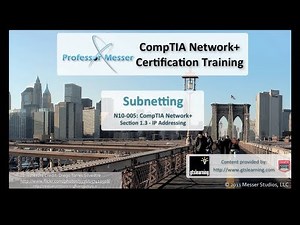 Subnetting - CompTIA Network+ N10-005: 1.3