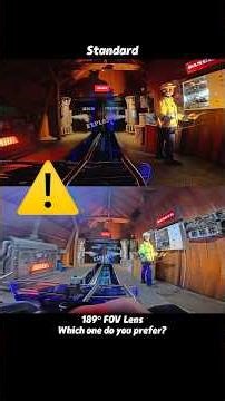 Which POV Is Better? Standard vs 189° Lens on Blue Fire at Night 🎢🌙 | Europa-Park