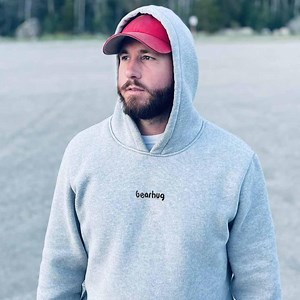 3lb Weighted Hoodie | Like a Bearhug You Can Wear | Sky Gray - Etsy