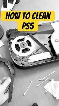 #ps5 Cleaning - how to remove covers and thoroughly clean fan, radiator, grills #playstation #shorts