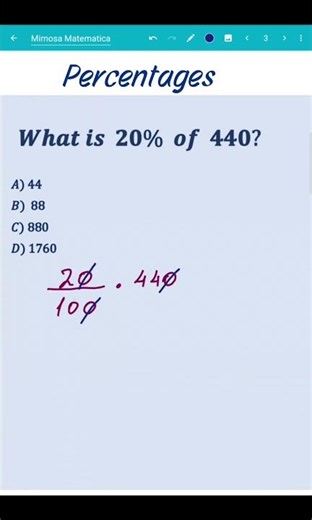 How to calculate Percentages #maths #mathematics#percentage #gcsemaths #sattest