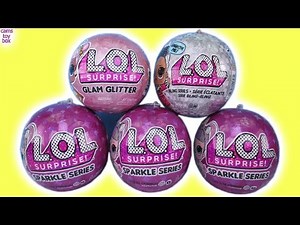 LOL Surprise DOLLS SPARKLE SERIES GLAM GLITTER BLING Unboxing Unboxed TOYS