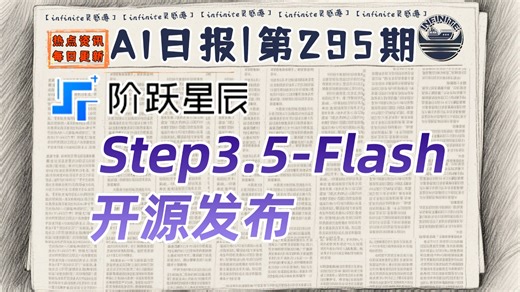 短小精悍！阶跃发布Step3.5-Flash | 2月3日AI日报第295期