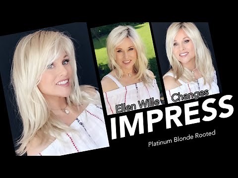 Ellen Wille Changes IMPRESS Wig Review | Pastel Blonde Rooted | WOW this LAYERING!