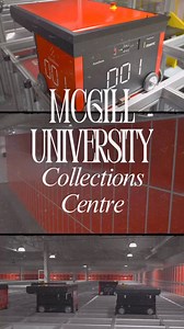 New article via #McGill Reporter: McGill University Collections Centre opens a new era for Quebec libraries. “The Centre’s state-of-the-art infrastructure opens a new era for Quebec libraries in the areas of collection preservation and sustainability.” 💚 The McGill University Collections Centre by the numbers: 📏The Centre is 45,000 square feet. 🤖It contains over 95,000 storage bins stacked two storeys high, served by six robots. 🚚Delivery is available five days a week to library locations, a