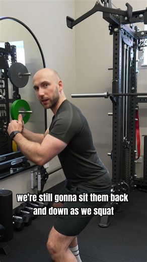 Pain in your lower back when you squat? Try this.