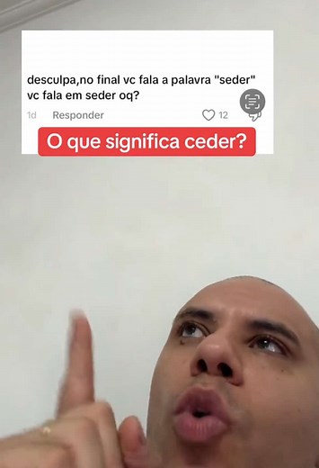 Entenda o Significado de 'Ceder' com Carlão