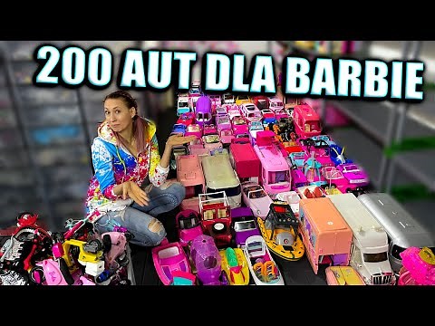 200 SAMOCHODÓW BARBIE 🚗 Sprzedaje kolekcję dla lalek 👀 Lalki Barbie po polsku Marivo