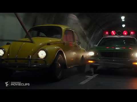 Bumblebee (2018) Police Chase Clip w/ Song "Dare" by Stan Bush | Benjamin's TechWeb