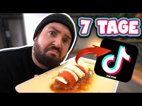 7 TAGE nur TikTok ESSEN