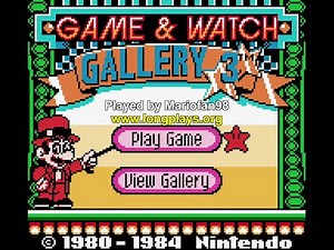 Game & Watch Gallery 3 (GBC) - 50 Stars Longplay