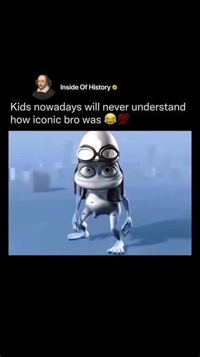 Inside Of History | Crazy Frog wasn’t just a meme, it was a full-on global phenomenon. Originally created as “The Annoying Thing” in the early 2000s, the... | Instagram