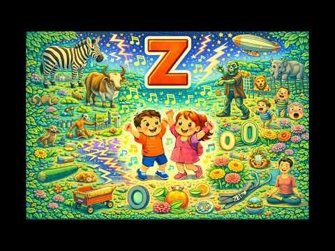 🤐 ZZZ song for kids 🦓 ENGLISH FOR EVERYONE / songs / stories / sounds/ vocabulary