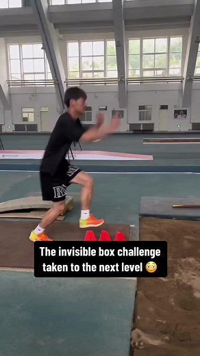 Bro was flying 😅 #invisibleboxchallenge | invisible