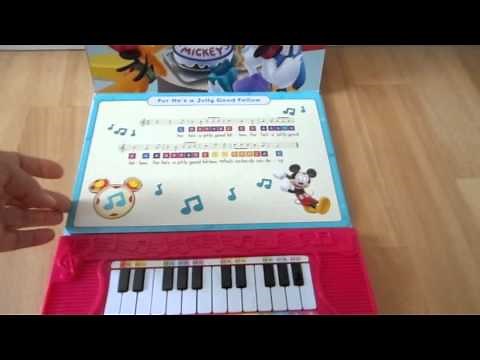 Disney Mickey Mouse clubhouse Play piano book with Minnie