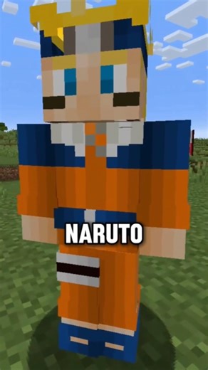 Naruto in Minecraft!😱 #minecraft #shorts #minecraftshorts