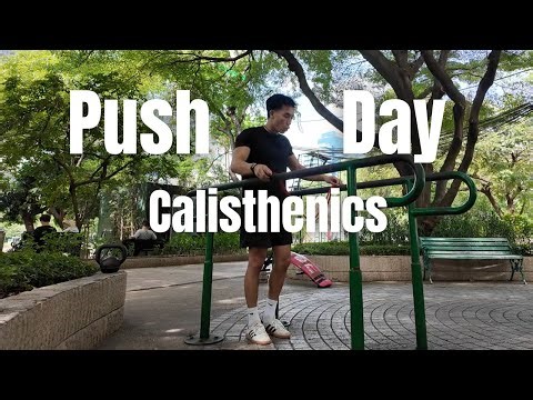 Calisthenics Beginners Full Push Day Workout (Chest, Shoulders, Triceps