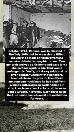 Rommel Was Given Poison And A Choice. His Funeral Said Heart Attack