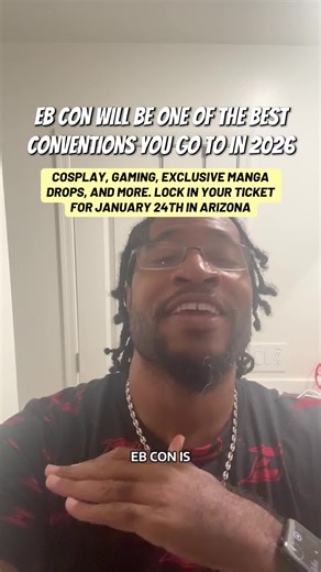 EB Con is different from every convention you’ve been to - and honestly, it might be the best one yet.🔥 EB Con is happening January 24th in Arizona, and this event is built to bring together indie creators shaping the future of manga, real fans, and families who just want to bond and have a genuinely good time. You’ll see indie manga, anime culture, gaming tournaments with prizes, cosplay contests, free entry if you cosplay, exclusive manga drops, and something most conventions don’t prioritize
