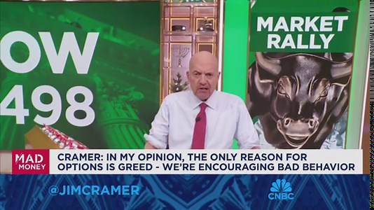 Cramer: I am dead set against day trading, particulary zero day options