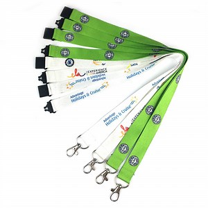 [Hot Item] Stylish Satin Lanyard with Keychain for Events and Conferences