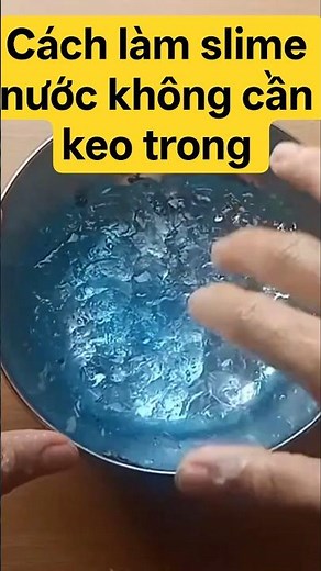 How to make water slime without glue #slime #shotrs