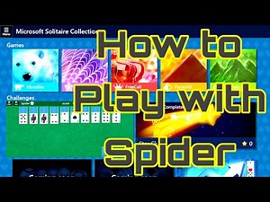 Microsoft Solitaire Collection (Spider) Gameplay