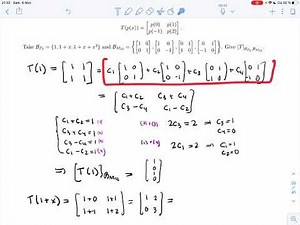 Linear Algebra 2 - 2.4.2 - The Matrix of a Linear Transformation (Video 2)