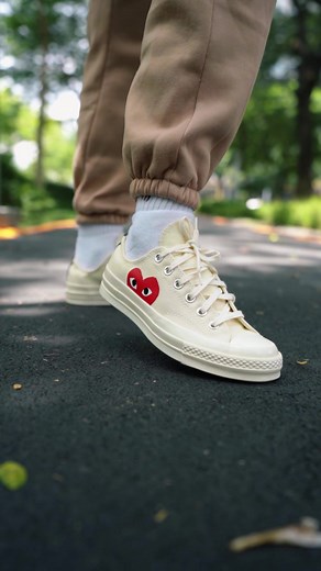 Converse X Comme Des Garcons available at AfterMarket Philippines❤ #fyp #sneakers #converse #cdg
