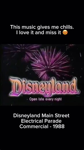 Disney Mouse House on Instagram: "Disneyland Main Street Electrical Parade Commercial - 1988! This music gives me chills and I love and miss it so much 😍 A great throwback commercial. #disney #instadisney #disneyreels #disneyinsta #disneyworld #disneyland #disneylandresort #disneygram #disneyig #disneyparks #disneylife #disneylove #commercial #throwback"